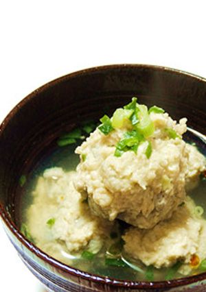蓮根シャキシャキで美味い！蓮根つみれ汁-レシピのメイン写真