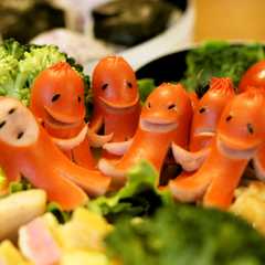 รูปของ Newソーセー人（飾り切り）キャラ弁