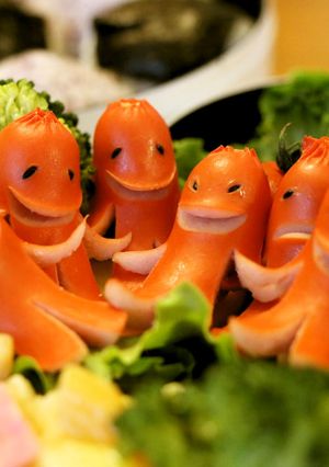 Newソーセー人(飾り切り)キャラ弁-レシピのメイン写真