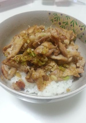 塩麹のねぎ塩豚丼-レシピのメイン写真