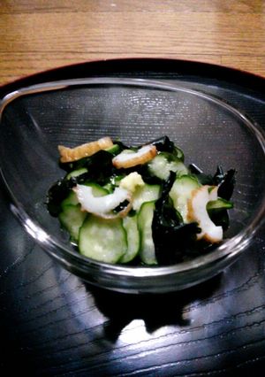 簡単 きゅうりとワカメの酢の物-レシピのメイン写真