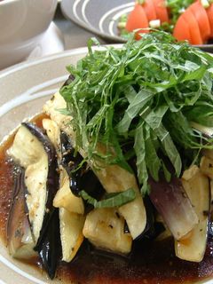 揚げ茄子の酢醤油サラダ-レシピのメイン写真