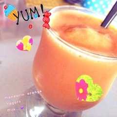 รูปของ 熱い夏にフローズンヨーグルトスムージー♡