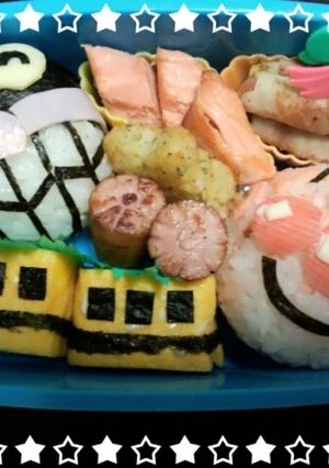 キャラ弁～アンパンマン＆バイキンマン～-レシピのメイン写真