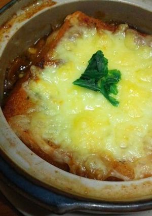ロイヤルホスト風オニオングラタンスープ-レシピのメイン写真