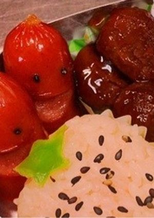 可愛い♡ソーセー人-レシピのメイン写真
