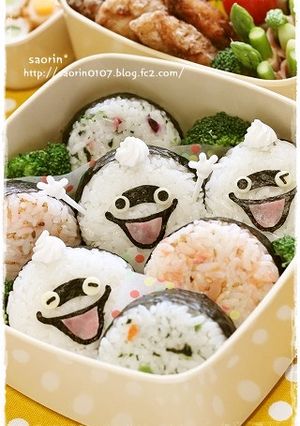 妖怪ウォッチキャラ弁＊まんまるウィスパー-レシピのメイン写真