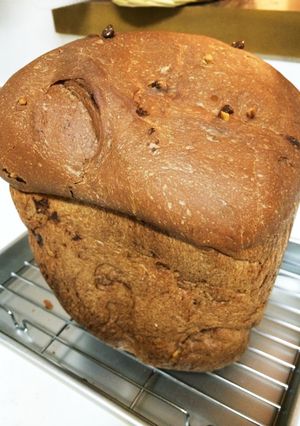ホームベーカリー☆リッチチョコチップパン-レシピのメイン写真