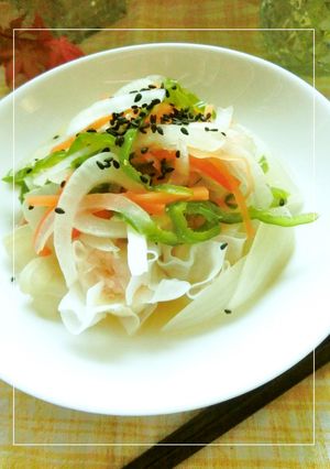 野菜たっぷり♥焼売&新玉葱の甘酢和え-レシピのメイン写真