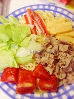 冷しゃぶ冷やし中華-レシピのメイン写真