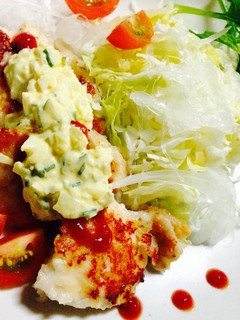 揚げずにチキン南蛮-レシピのメイン写真
