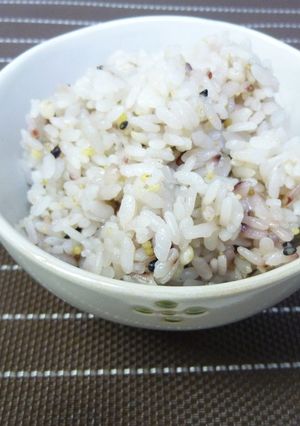 野菜不足解消!!十六穀ごはん-レシピのメイン写真