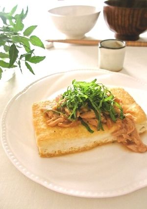豆腐ステーキ*ツナポンソース…-レシピのメイン写真