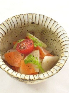 野菜ソムリエの根菜とトマトのレモンマリネ-レシピのメイン写真