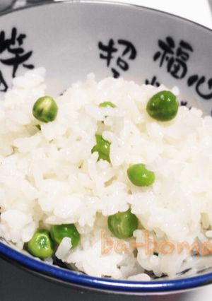今夜の一品＊旬のふっくら豆ご飯＊-レシピのメイン写真