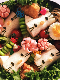ピクニック弁当6 キティちゃん-レシピのメイン写真