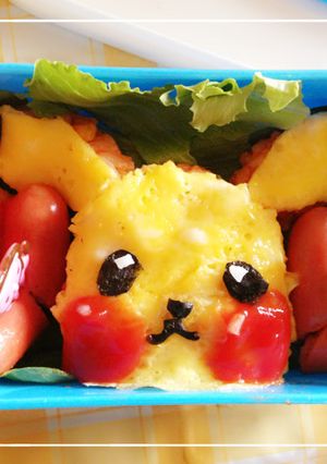 ピカチュウ☆キャラ弁☆ポケモン-レシピのメイン写真