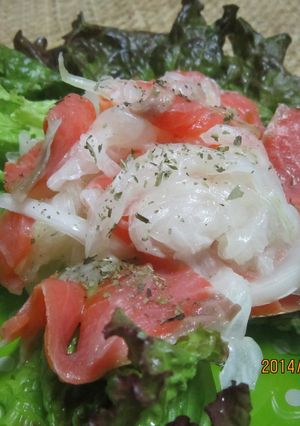おうち調味料で簡単♪サーモンのマリネ-レシピのメイン写真