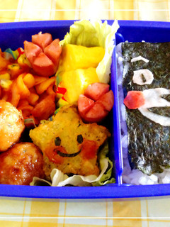 キャラ弁☆簡単☆くまモン☆チーズ不使用-レシピのメイン写真