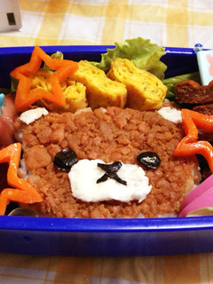 キャラ弁☆簡単☆くまちゃん☆チーズ不使用-レシピのメイン写真