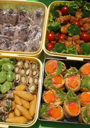 運動会のお弁当２０１４覚書-レシピのメイン写真