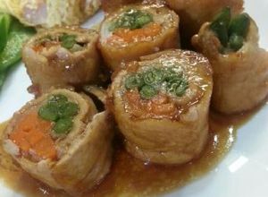 簡単♡野菜の肉巻き～照り焼きソース-レシピのメイン写真