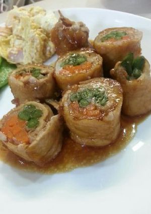 簡単♡野菜の肉巻き～照り焼きソース-レシピのメイン写真