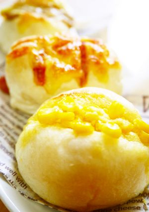 ３つの味が楽しめる♪お惣菜パン☆ランチ-レシピのメイン写真