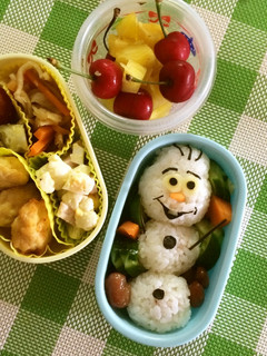 オラフ弁当(アナと雪の女王)-レシピのメイン写真