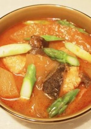 鶏肉と冬瓜のトマトジュース煮込み-レシピのメイン写真