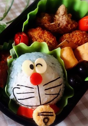ドラえもんおにぎり　キャラ弁に-レシピのメイン写真