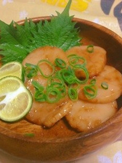 ホタテのバター醤油-レシピのメイン写真