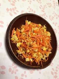 つなの人参しりしり-レシピのメイン写真
