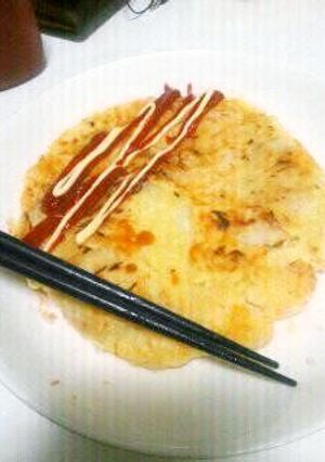 ソース抜き チーズ in お好み焼き-レシピのメイン写真