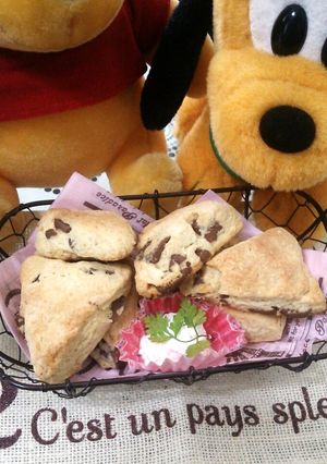 HMで簡単♡板ﾁｮｺ～スコーン-レシピのメイン写真
