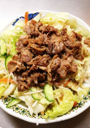 豚肉の生姜焼きサラダ-レシピのメイン写真