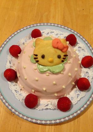 イチゴのドームケーキ-レシピのメイン写真