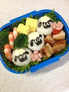 キャラ弁☆ひつじのショーン-レシピのメイン写真
