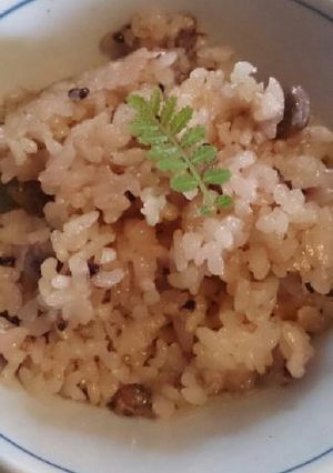 黒米入り豆ご飯-レシピのメイン写真
