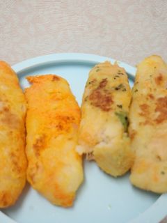 離乳食 ツナとささみの手づかみおやき-レシピのメイン写真