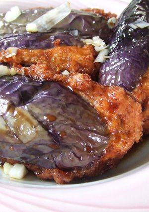 大葉にんにく醤油で茄子のはさみ揚げ♪-レシピのメイン写真