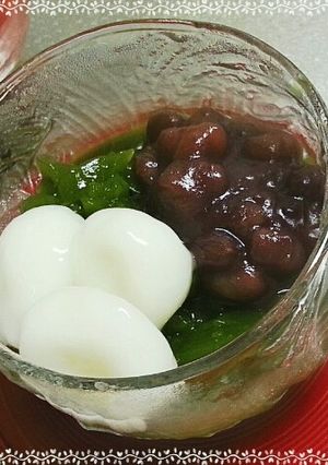 緑のトロトロプリン～♪-レシピのメイン写真