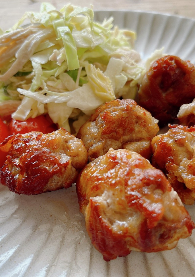 mしょうが焼き風豚こま団子-レシピのメイン写真