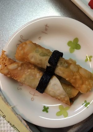 餃子の皮で巻き巻き揚げ＊-レシピのメイン写真