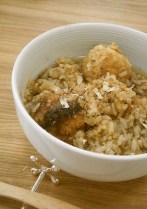 余ったたこ焼きで✿二次会雑炊♪-レシピのメイン写真