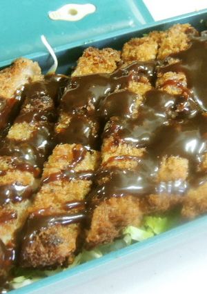 暑さに負けない！満腹みそカツ弁当-レシピのメイン写真