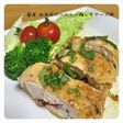 簡単 むね肉のヘルシー梅しそチーズ焼