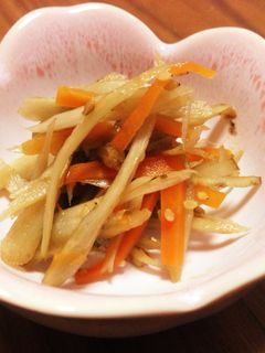 きんぴらごぼう-レシピのメイン写真