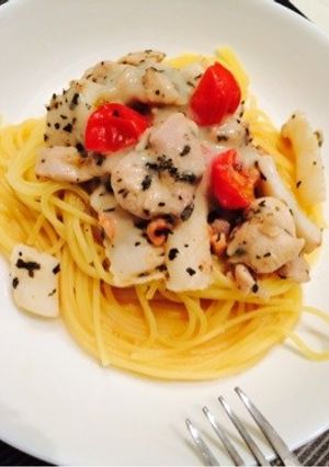子供も喜ぶ簡単なバジルチーズパスタ❤︎-レシピのメイン写真