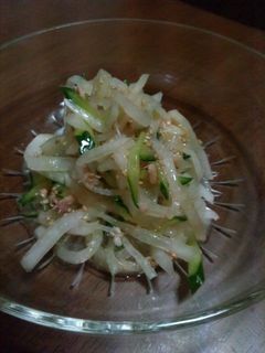 サッパリ★ツナ入り大根サラダ〜給食編-レシピのメイン写真